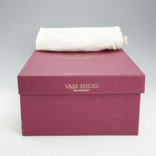 極美品★(東欧)VASS/ヴァーシュ SIZE 41【貴重★Budapest/ミュージアムカーフ×グレインレザー】ブダペスト/3636ラスト/濃茶★i306