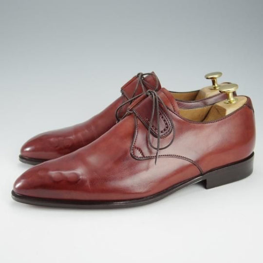 極美品★(伊)タニノクリスチー SIZE 5.5【世界300足限定★リミテッドエディション/Roland】ギリーシューズ/赤茶/TANINO CRISCI★i307