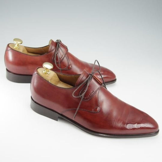 極美品★(伊)タニノクリスチー SIZE 5.5【世界300足限定★リミテッドエディション/Roland】ギリーシューズ/赤茶/TANINO CRISCI★i307