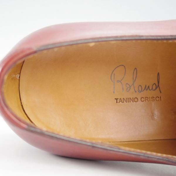極美品★(伊)タニノクリスチー SIZE 5.5【世界300足限定★リミテッドエディション/Roland】ギリーシューズ/赤茶/TANINO CRISCI★i307
