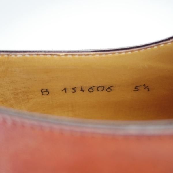 極美品★(伊)タニノクリスチー SIZE 5.5【世界300足限定★リミテッドエディション/Roland】ギリーシューズ/赤茶/TANINO CRISCI★i307