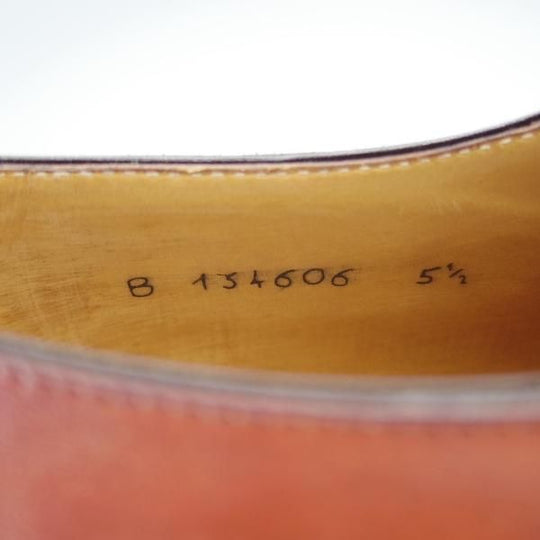 極美品★(伊)タニノクリスチー SIZE 5.5【世界300足限定★リミテッドエディション/Roland】ギリーシューズ/赤茶/TANINO CRISCI★i307