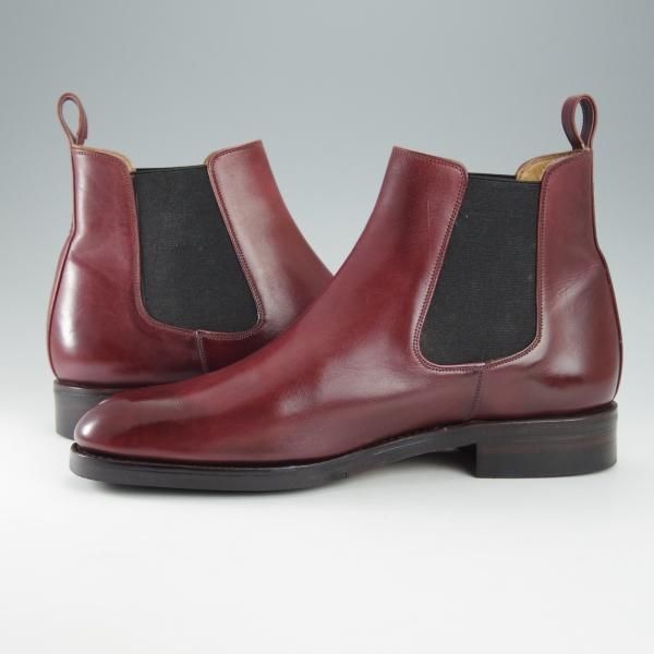 極上★(スペイン製)YANKO/ヤンコ SIZE 6.5【グッドイヤーウェルテッド製法★サイドゴアブーツ/104721】カーフ/赤茶/メンズ★i309