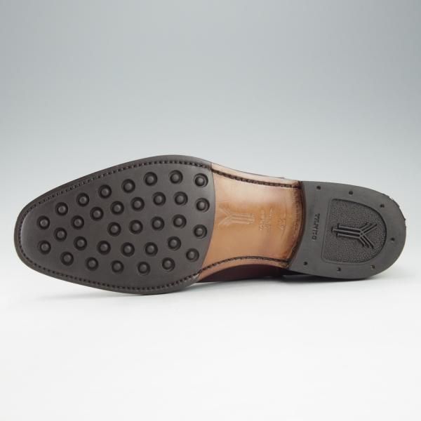 極上★(スペイン製)YANKO/ヤンコ SIZE 6.5【グッドイヤーウェルテッド製法★サイドゴアブーツ/104721】カーフ/赤茶/メンズ★i309