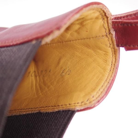 極上★(スペイン製)YANKO/ヤンコ SIZE 6.5【グッドイヤーウェルテッド製法★サイドゴアブーツ/104721】カーフ/赤茶/メンズ★i309