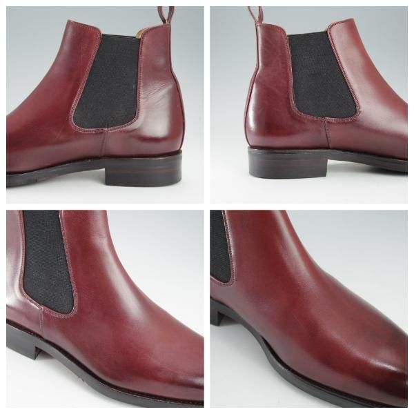 極上★(スペイン製)YANKO/ヤンコ SIZE 6.5【グッドイヤーウェルテッド製法★サイドゴアブーツ/104721】カーフ/赤茶/メンズ★i309