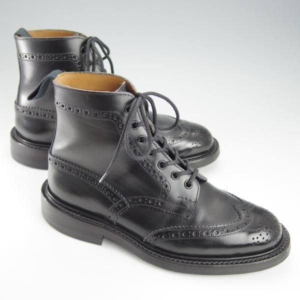 極上★トリッカーズ SIZE 6【現行定価￥104,500-★ダイナイトソール/MALTON/モールトン】M2508/カントリーブーツ/黒/Tricker's★i310