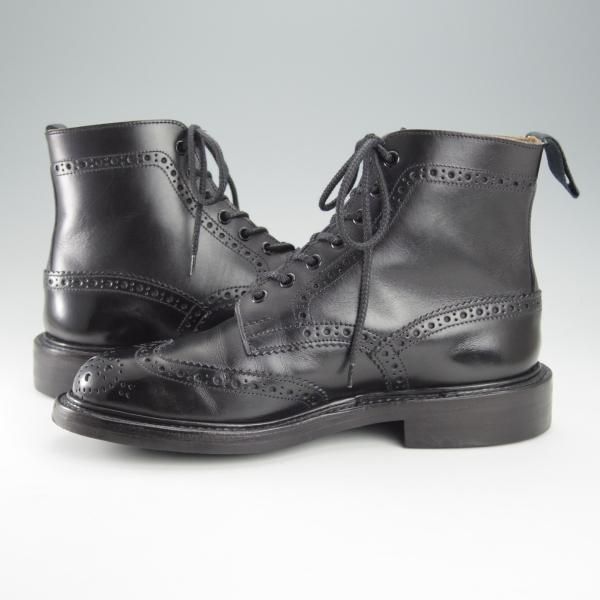極上★トリッカーズ SIZE 6【現行定価￥104,500-★ダイナイトソール/MALTON/モールトン】M2508/カントリーブーツ/黒/Tricker's★i310