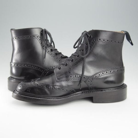 極上★トリッカーズ SIZE 6【現行定価￥104,500-★ダイナイトソール/MALTON/モールトン】M2508/カントリーブーツ/黒/Tricker's★i310