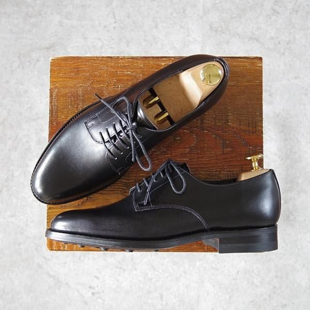 未使用★(英)BARKER/バーカー 6D【定価￥49,500-★ダイナイトソール仕様/4476DW10】プレーントゥ/カーフ/黒/メンズ★i311