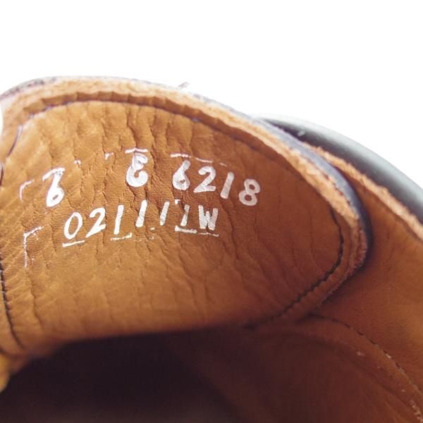 未使用★(米)アレンエドモンズ 6E【現行定価7.5万円程度★McAllister/フルブローグ】カーフ/赤茶/メンズ/ALLEN EDMONDS★i312