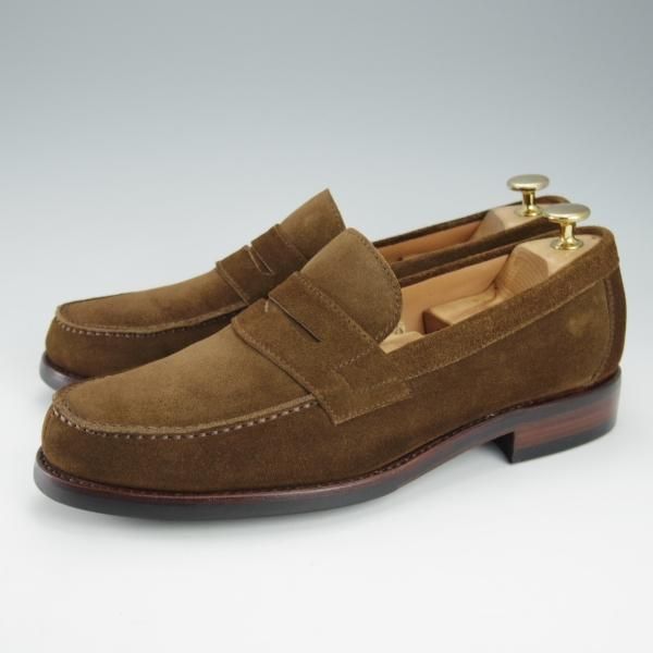 ヤンコ SIZE 7【コインローファー/14464/スエード/茶】 | 高級中古革靴