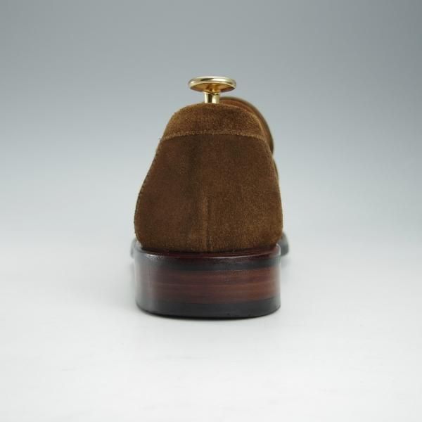 極上★(スペイン製)YANKO/ヤンコ SIZE 7【モデル定価￥46,200-★コインローファー/14464】スエード/茶/メンズ★i314