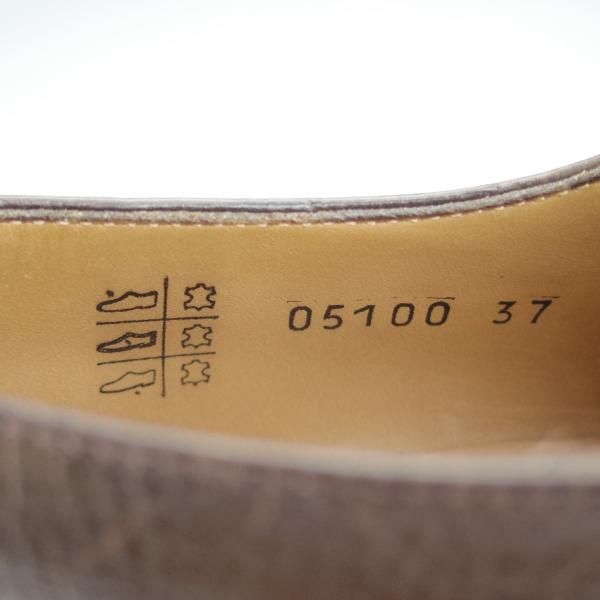極上★(伊製)マーガレットハウエル(レディース) SIZE 37【モデル定価￥81,000-★プレミアムライン/濃茶】カーフ/MARGARET HOWELL★i315