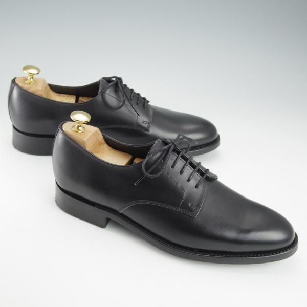 未使用★(英)BARKER/バーカー 7.5D【定価￥49,500-★ダイナイトソール仕様/4476DW10】プレーントゥ/カーフ/黒/メンズ★i318