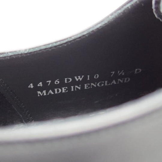 未使用★(英)BARKER/バーカー 7.5D【定価￥49,500-★ダイナイトソール仕様/4476DW10】プレーントゥ/カーフ/黒/メンズ★i318