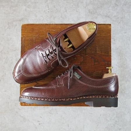 ★パラブーツ(レディース) SIZE 6【★Uチップ/グレインレザー】旧ロゴ/グリフソール/濃茶/Paraboot★i319