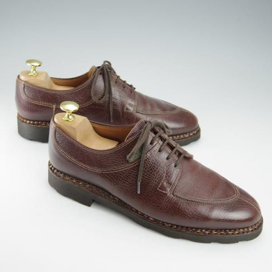 ★パラブーツ(レディース) SIZE 6【★Uチップ/グレインレザー】旧ロゴ/グリフソール/濃茶/Paraboot★i319