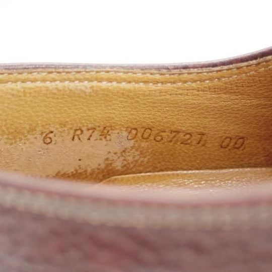 ★パラブーツ(レディース) SIZE 6【★Uチップ/グレインレザー】旧ロゴ/グリフソール/濃茶/Paraboot★i319