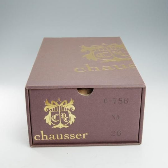 ほぼ試着程度★(恵比寿)ショセ SIZE 26【貴重★コードバン仕様/ナチュラルカラー】C-756/フルブローグ/薄茶/メンズ/chausser★i320