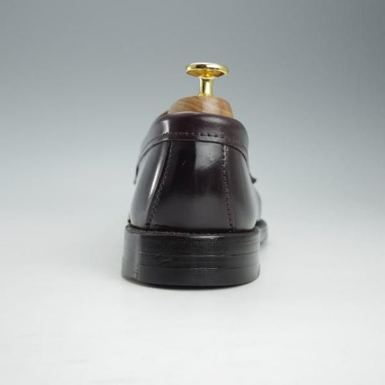 極美品★オールデン 8.5D【貴重★コードバン/ブルックスブラザーズ別注】34379/コインローファー/赤茶/BROOKS BROTHERS/Alden★i322