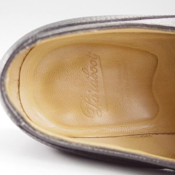 美品★パラブーツ SIZE 8.5【定価￥84,700-★ドレス仕様シャンボード/CHAMBORD】Uチップ/グレインレザー/NOIR/黒/Paraboot★i324