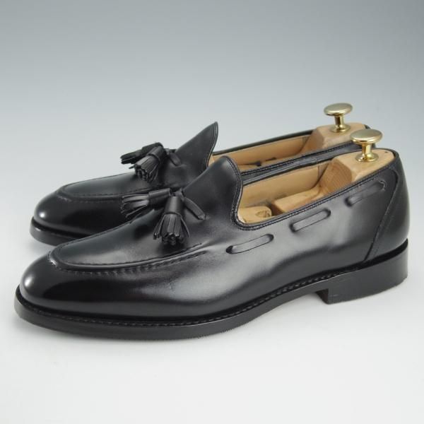 美品★チャーチ 65F/UK6.5【定価￥155,100-★KINGSLEY 2/キングスレー】69Rラスト/タッセルローファー/カーフ/黒/メンズ/Church's★i326