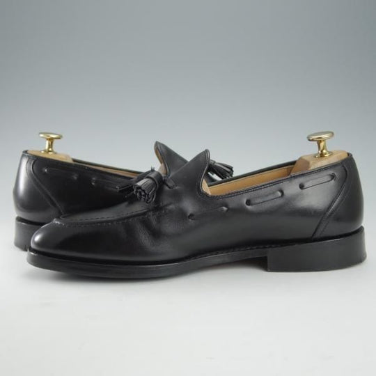 美品★チャーチ 65F/UK6.5【定価￥155,100-★KINGSLEY 2/キングスレー】69Rラスト/タッセルローファー/カーフ/黒/メンズ/Church's★i326