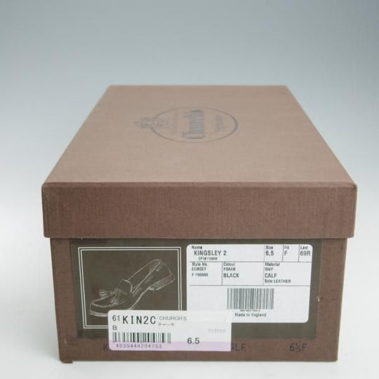 美品★チャーチ 65F/UK6.5【定価￥155,100-★KINGSLEY 2/キングスレー】69Rラスト/タッセルローファー/カーフ/黒/メンズ/Church's★i326