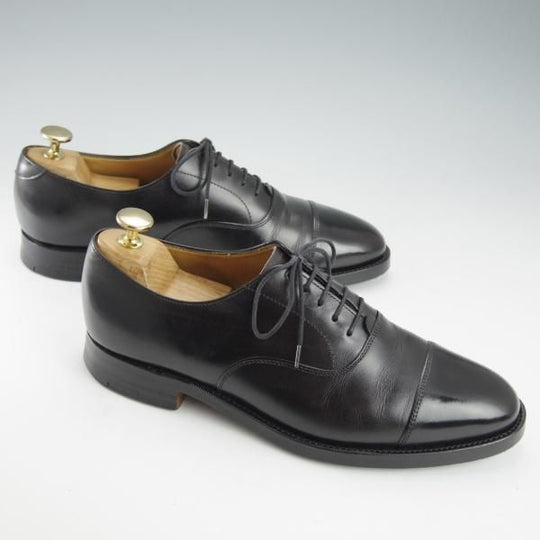 極上★(英)チーニー 6.5E【★ロイドフットウェア別注/Lloyd Footwear】Mシリーズ/89ラスト/ストレートチップ/カーフ/黒/CHEANEY★i327
