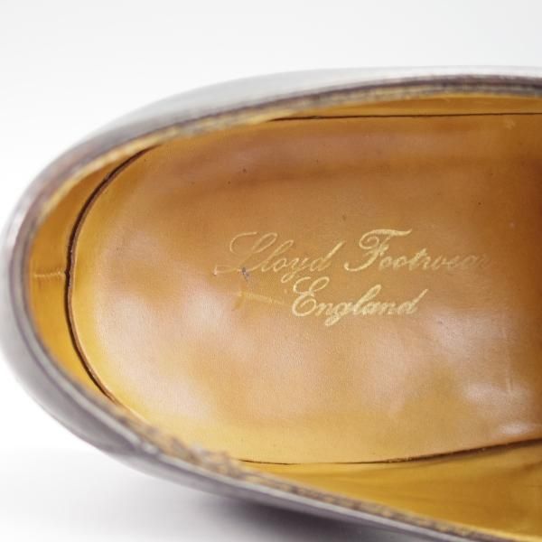 極上★(英)チーニー 6.5E【★ロイドフットウェア別注/Lloyd Footwear】Mシリーズ/89ラスト/ストレートチップ/カーフ/黒/CHEANEY★i327