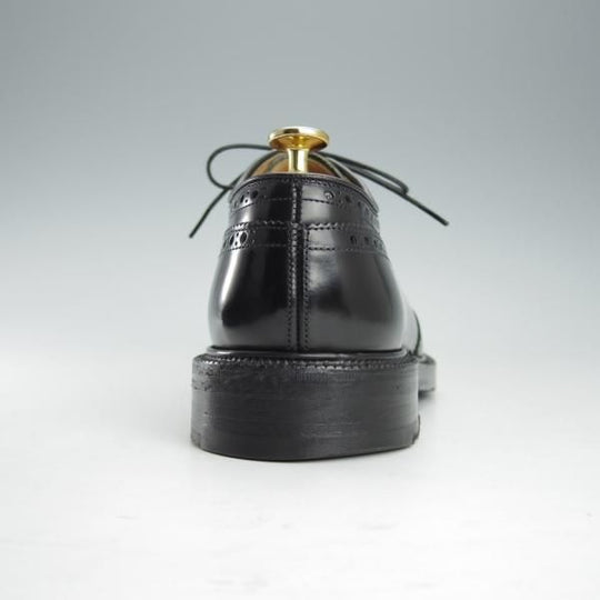 極美品★チャーチ 65F/UK6.5【定価￥181,500-★グラフトン/GRAFTON】173ラスト/フルブローグ/黒/メンズ/Church's★i328