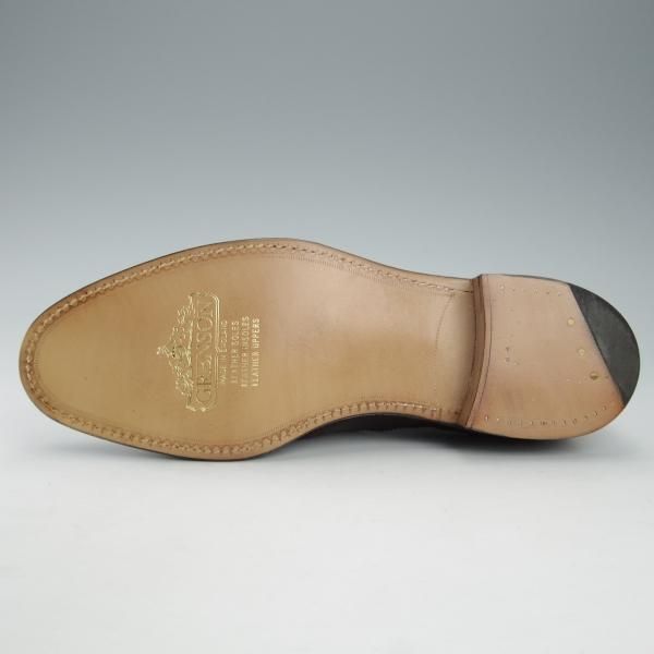 未使用★(英)グレンソン(レディース) 5D【貴重★footmaster/フットマスター】サドルシューズ/カーフ/濃茶/GRENSON★i329
