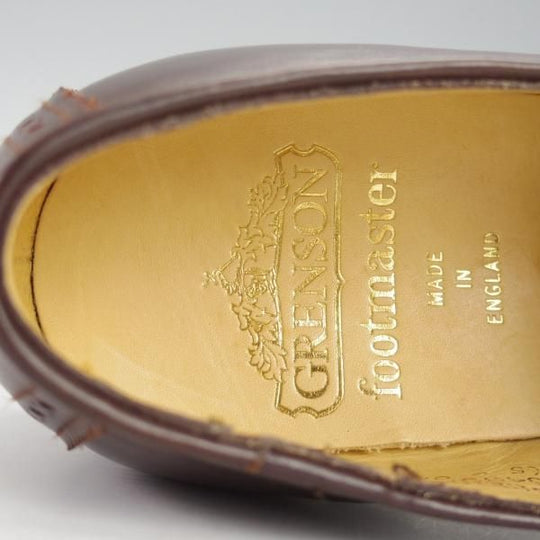 未使用★(英)グレンソン(レディース) 5D【貴重★footmaster/フットマスター】サドルシューズ/カーフ/濃茶/GRENSON★i329