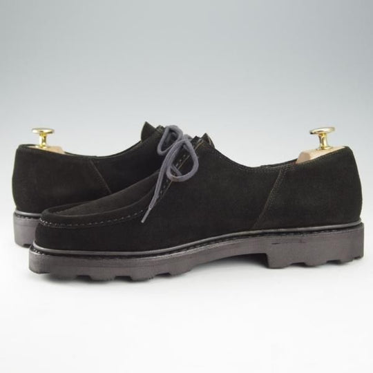 ★パラブーツ SIZE 42【現行定価￥79,200-★ミカエル/MICHAEL】チロリアンシューズ/スエード/NOIR/黒/Paraboot★i330