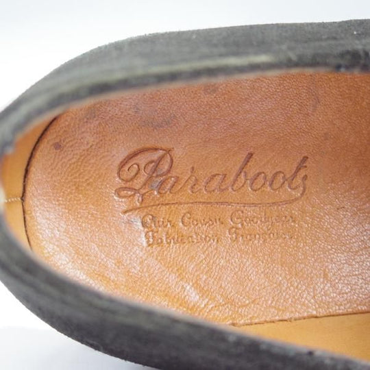 ★パラブーツ SIZE 42【現行定価￥79,200-★ミカエル/MICHAEL】チロリアンシューズ/スエード/NOIR/黒/Paraboot★i330