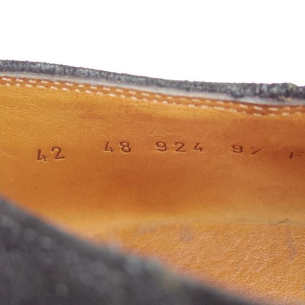 ★パラブーツ SIZE 42【現行定価￥79,200-★ミカエル/MICHAEL】チロリアンシューズ/スエード/NOIR/黒/Paraboot★i330