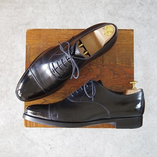 極上★トレーディングポスト・オリジナル SIZE 6【★(浅草)セントラル靴製/ストレートチップ】1200/黒/Trading Post ORIGINAL★i331