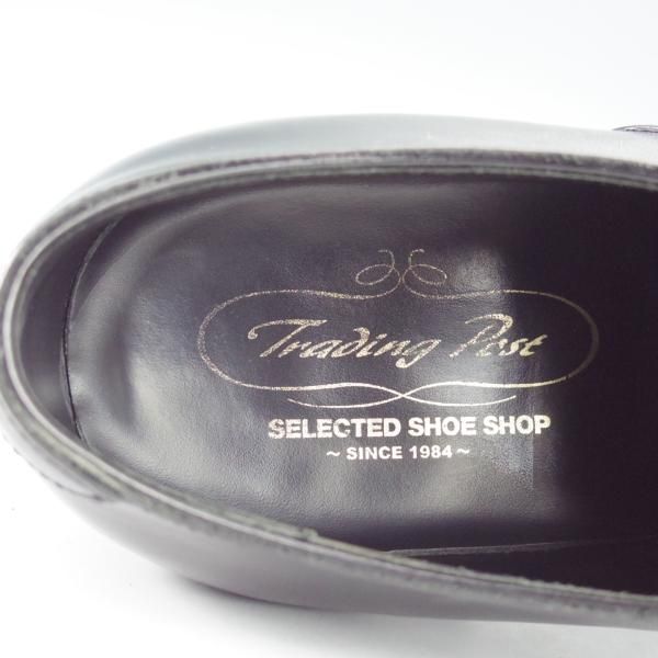 極上★トレーディングポスト・オリジナル SIZE 6【★(浅草)セントラル靴製/ストレートチップ】1200/黒/Trading Post ORIGINAL★i331