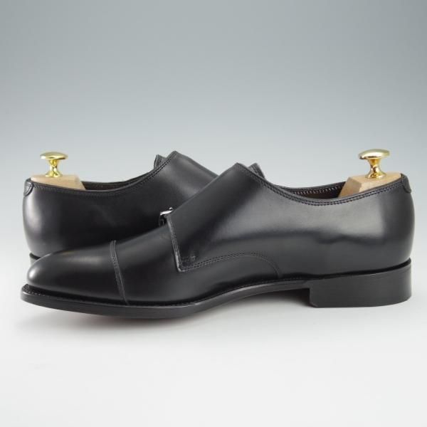 未使用★(英)アルフレッド・サージェント UK6.5【★DARCY/ダブルモンク】カーフ/黒/メンズ/Alfred Sargent★i332