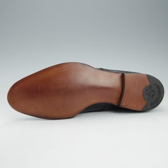 未使用★(英)アルフレッド・サージェント UK6.5【★DARCY/ダブルモンク】カーフ/黒/メンズ/Alfred Sargent★i332