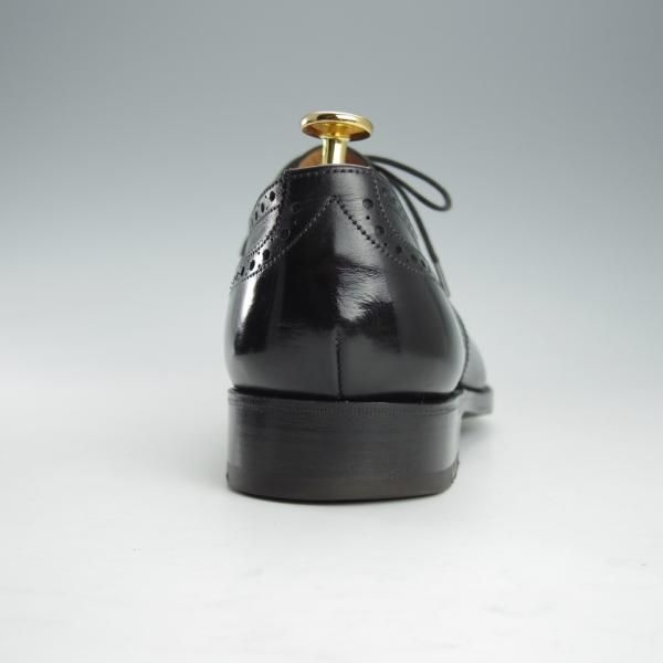 美品★J.M.ウェストン 8E【現行定価￥148,500-★310/セミブローグ】11ラスト/カーフ/黒/メンズ/Weston/ウエストン★i334