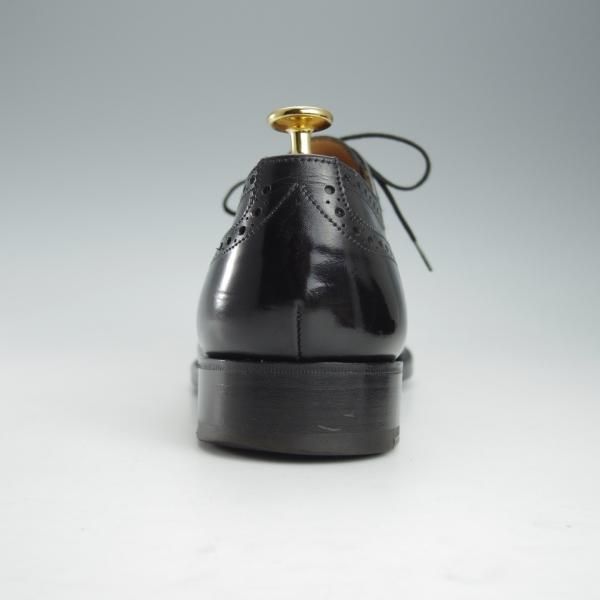美品★J.M.ウェストン 8E【現行定価￥148,500-★310/セミブローグ】11ラスト/カーフ/黒/メンズ/Weston/ウエストン★i334