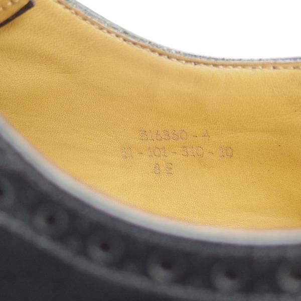 美品★J.M.ウェストン 8E【現行定価￥148,500-★310/セミブローグ】11ラスト/カーフ/黒/メンズ/Weston/ウエストン★i334