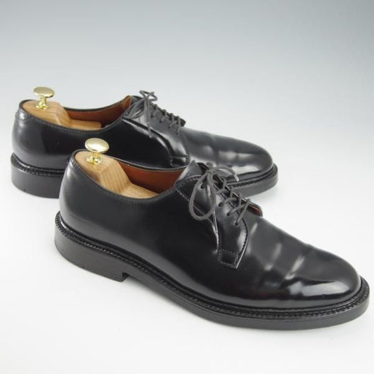 極上★オールデン 8.5D【定価￥171,600-★コードバン仕様/9901】バリーラスト/プレーントゥ/黒/メンズ/Alden★i335