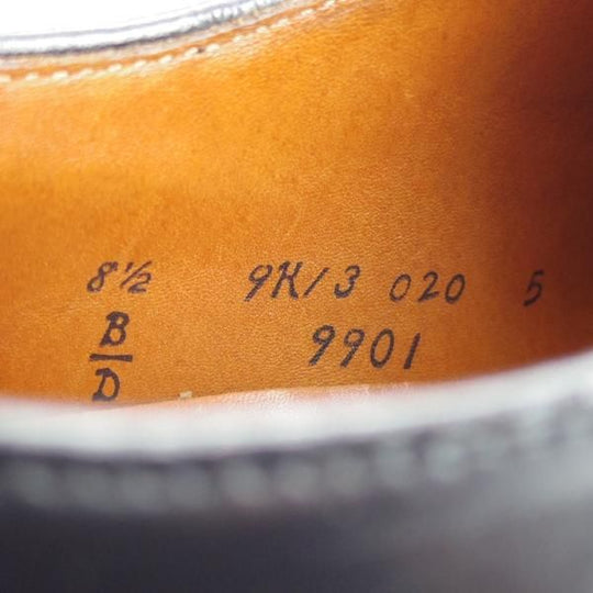 極上★オールデン 8.5D【定価￥171,600-★コードバン仕様/9901】バリーラスト/プレーントゥ/黒/メンズ/Alden★i335