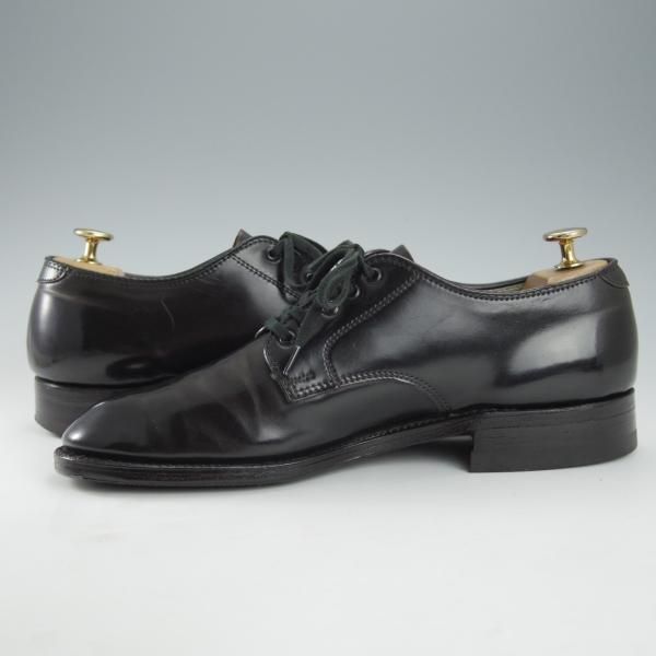 極上★オールデン 8D【コードバン仕様★ユナイテッドアローズ別注/ミリタリーラスト】23974F/プレーントゥ/黒/メンズ/Alden★i337