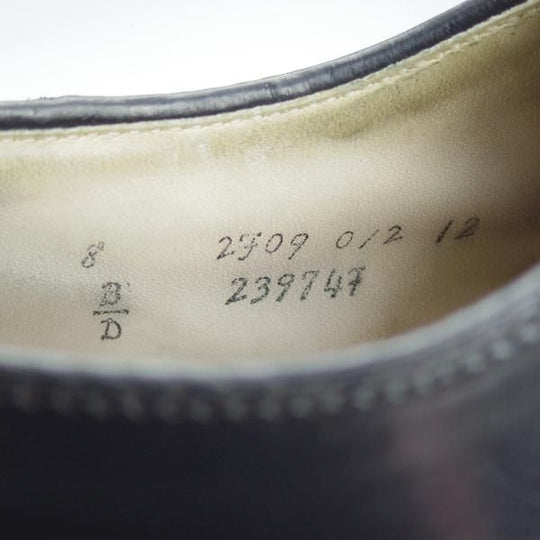 極上★オールデン 8D【コードバン仕様★ユナイテッドアローズ別注/ミリタリーラスト】23974F/プレーントゥ/黒/メンズ/Alden★i337