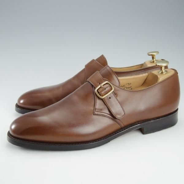 極上★チャーチ 85F/UK8.5【現行定価￥158,400-★73ラスト/BECKET/ベケット】モンクストラップ/ネバダカーフ/茶/Church's★i338