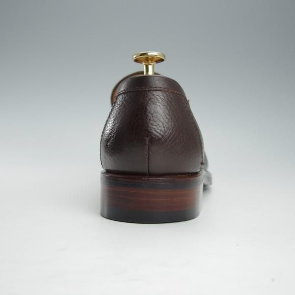 極美品★(スペイン製)YANKO/ヤンコ SIZE 7【★グッドイヤーウェルテッド製法/コインローファー】14802/グレインレザー/濃茶/メンズ★i339